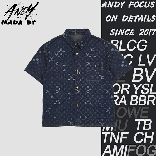 Louis Vuitton All-over Jacquard Pocket Short-sleeved Shirt