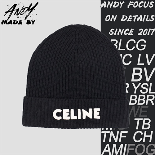 Celine Classic Logo Knit Beanie