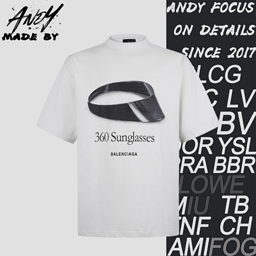 Balenciaga Sunglasses Print Crew Neck T-Shirt