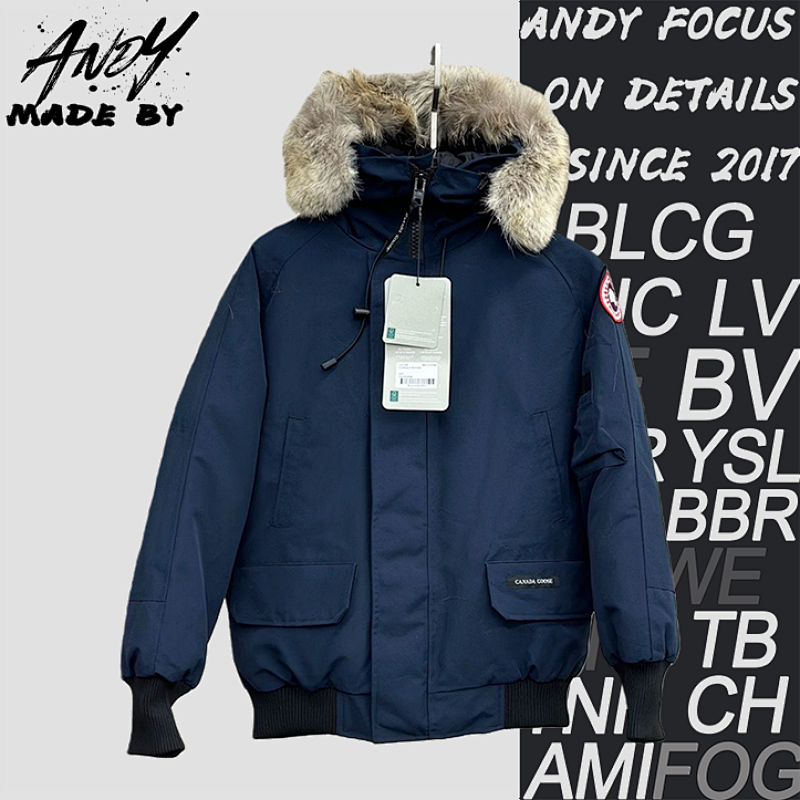 Hooded Anti-race Down Flight Jacket