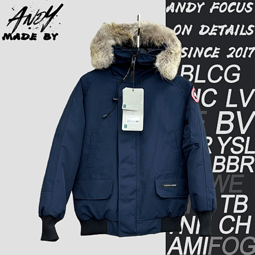 Hooded Anti-race Down Flight Jacket