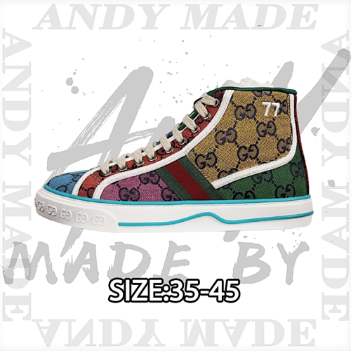 Tennis Print Sneaker Gucci Canvas Shoes Series Full Gif