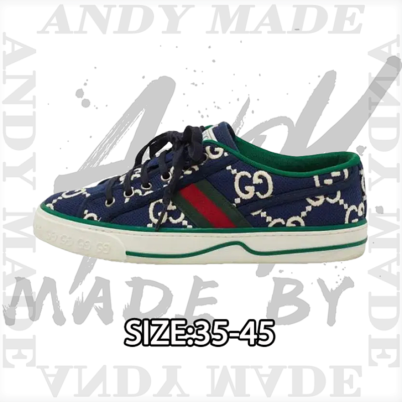 Tennis Print Sneaker Gucci Canvas Shoes Series Full Gif