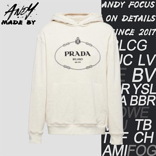 Chest Flower Embroidered Gauze Hoodie Off-White