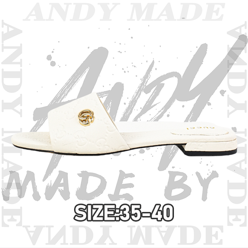 Double G Women's Slippers White