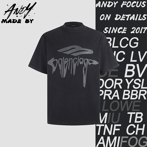 Cotton Pulp Print Short-Sleeve T-Shirt