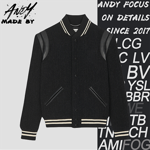 Y SL Saint Laurent Aries Baseball Jersey