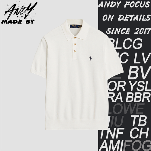 Ruff Plain Polo Shirt Short Sleeve