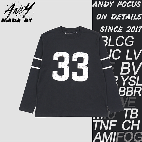 Long-sleeve Shirt With 33 Sanskrit Cross Print