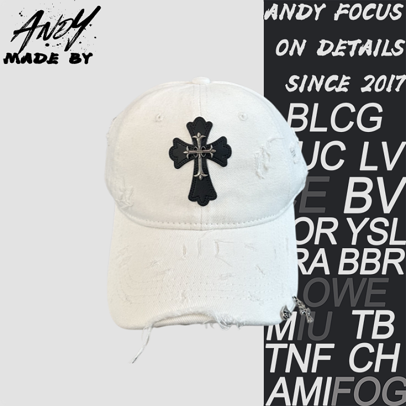 Cross-patterned High-quality Baseball Cap
