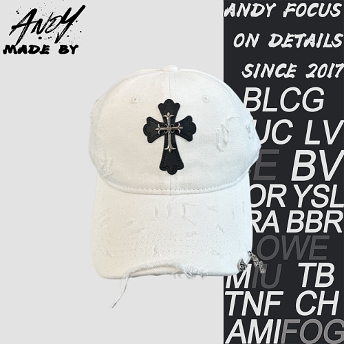 Cross-patterned High-quality Baseball Cap