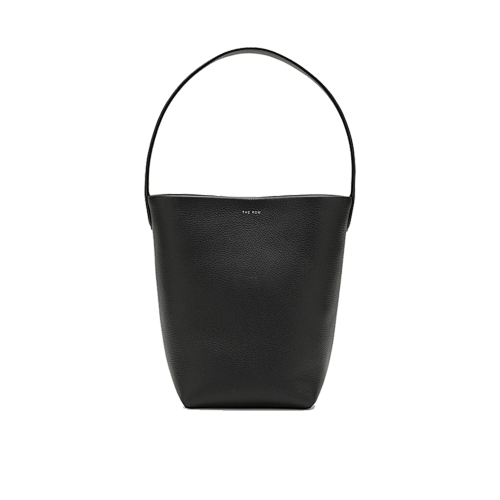 T He Row Bucket Bag Medium Black Milk Tea