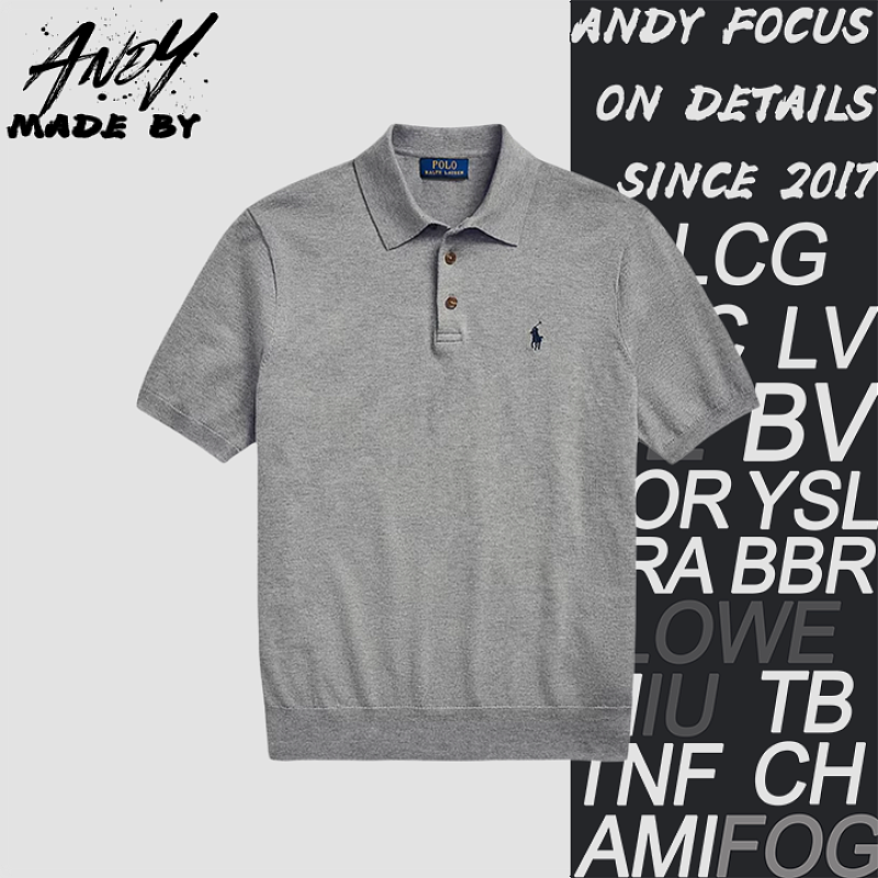 Ruff Plain Polo Shirt Short Sleeve
