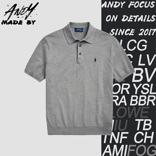 Ruff Plain Polo Shirt Short Sleeve