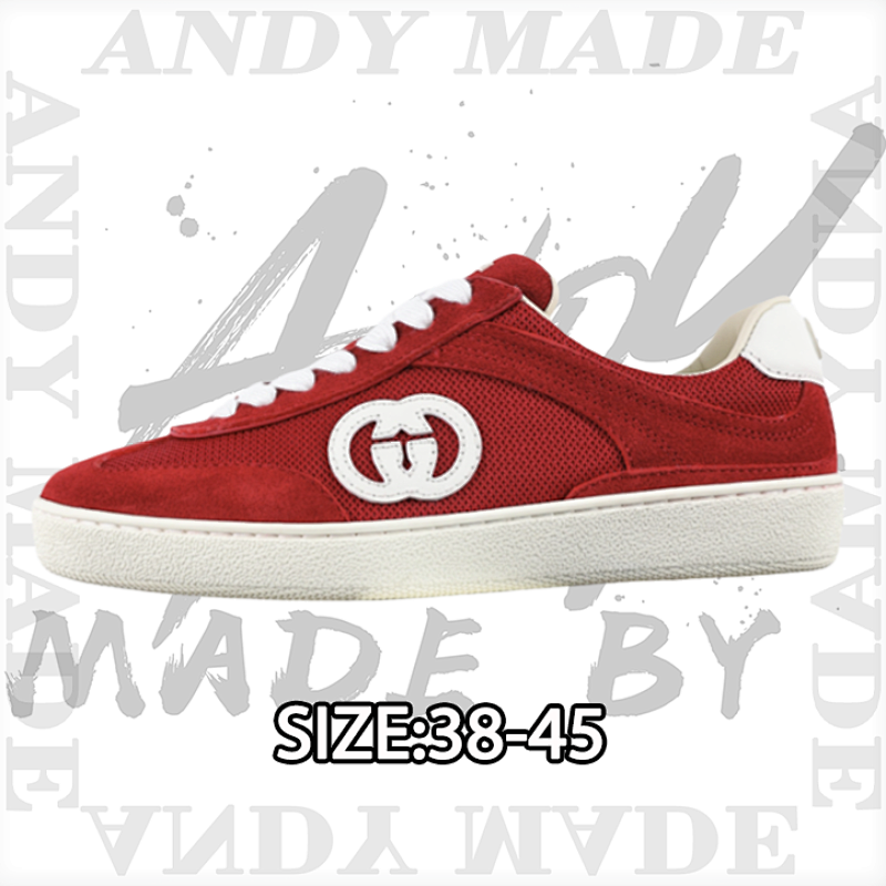 Gucci Interlocking Round Toe Lace-Up Collection Unisex