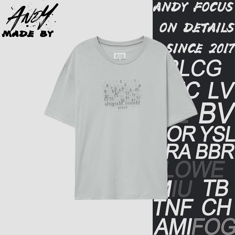 Maison Margiela MM6 Margiela Reverse Embroidery Short-Sleeve T-Shirt