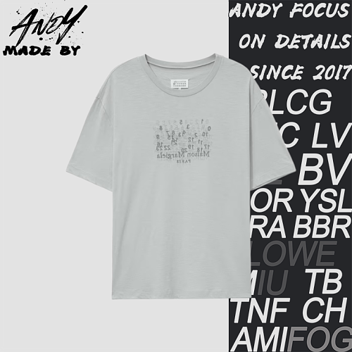 Maison Margiela MM6 Margiela Reverse Embroidery Short-Sleeve T-Shirt