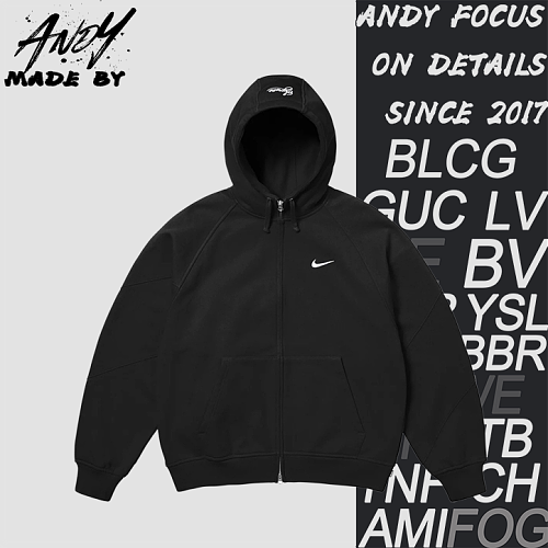 Supreme Hooded Zip-up Sweatshirt