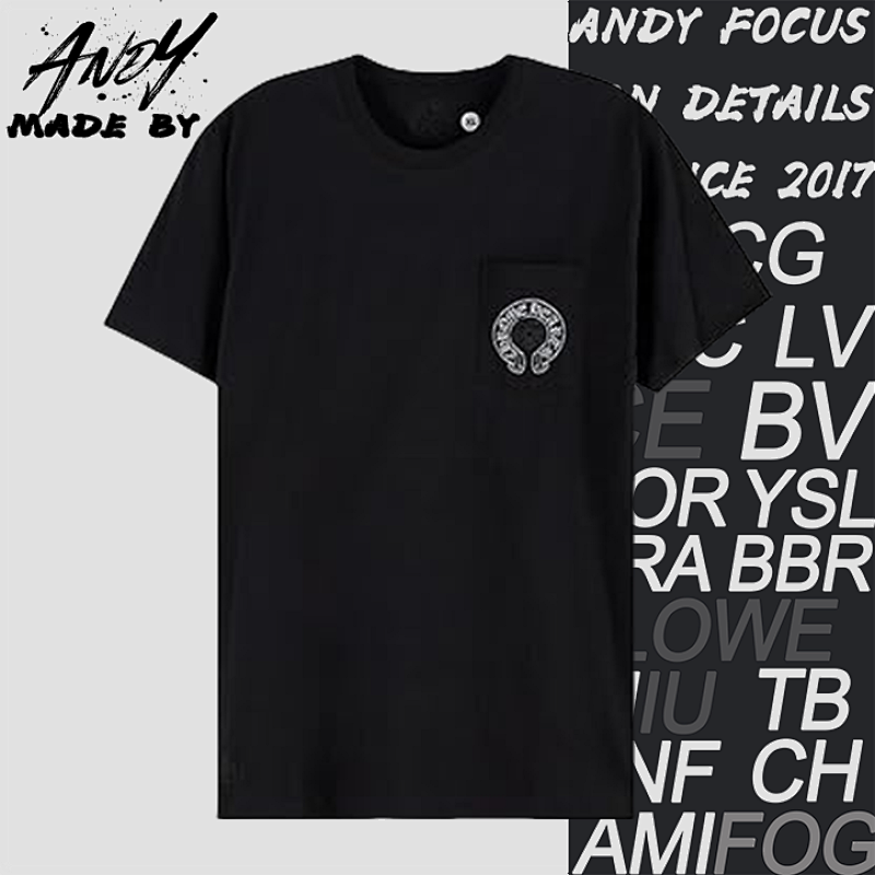 Chrome Hearts 24 Chrom Hear Horseshoe Print Short Sleeve