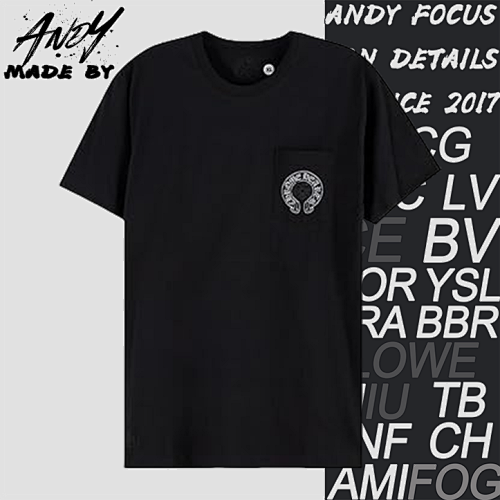 Chrome Hearts 24 Chrom Hear Horseshoe Print Short Sleeve