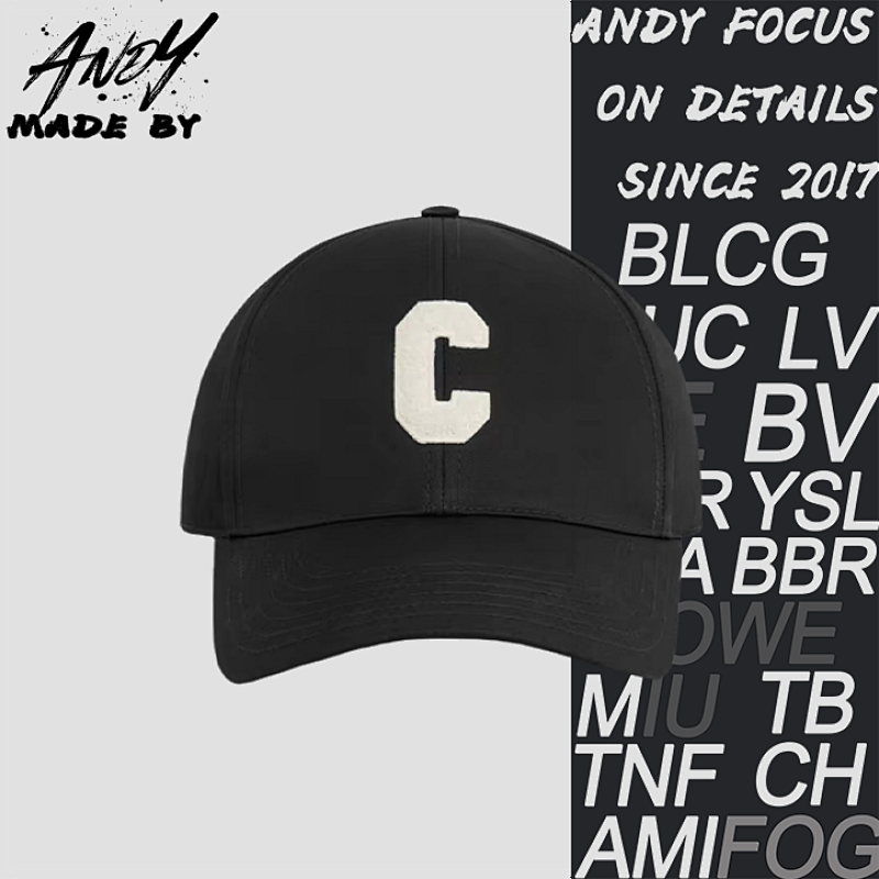 C-shaped Towel Embroidered Cap
