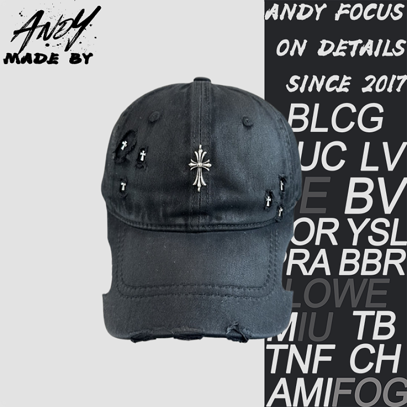 Cross-patterned High-quality Baseball Cap