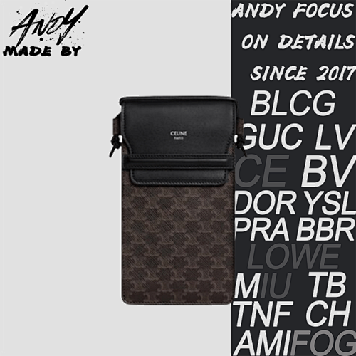 Celine Full-print Monogram Mobile Phone Bag