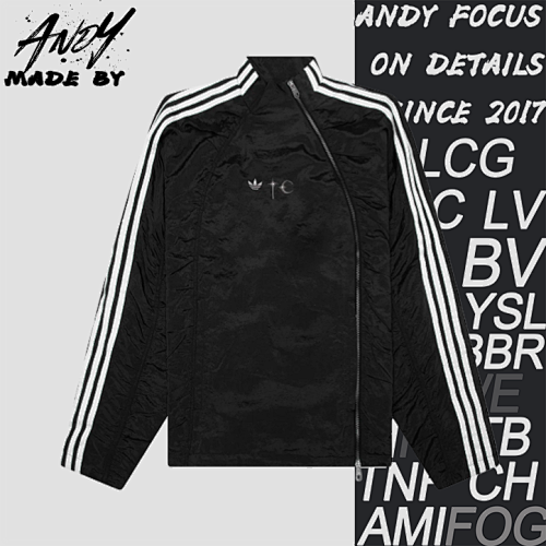 Thug Club Adidas Originals Star & Moon Diagonal-Zip Jacket