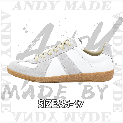 Maison Margiela Dexun Sports Casual Sneakers Grey-White