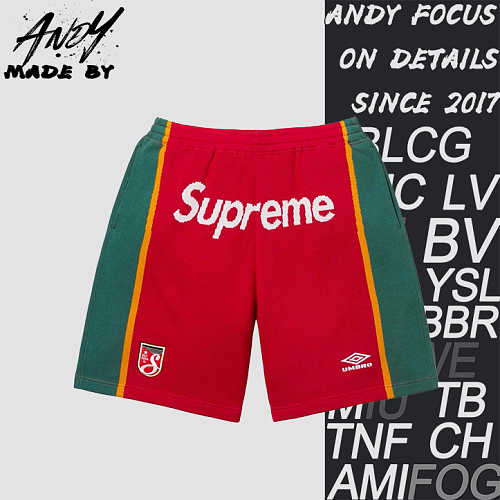 Supreme Patchwork Knit American Football Shorts
