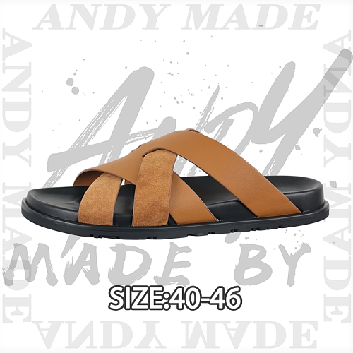 Calf Leather Cross-weave Strap Flip-flops In Black And Brown