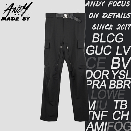 G Ivenchy Waist Buckle Workwear Pants