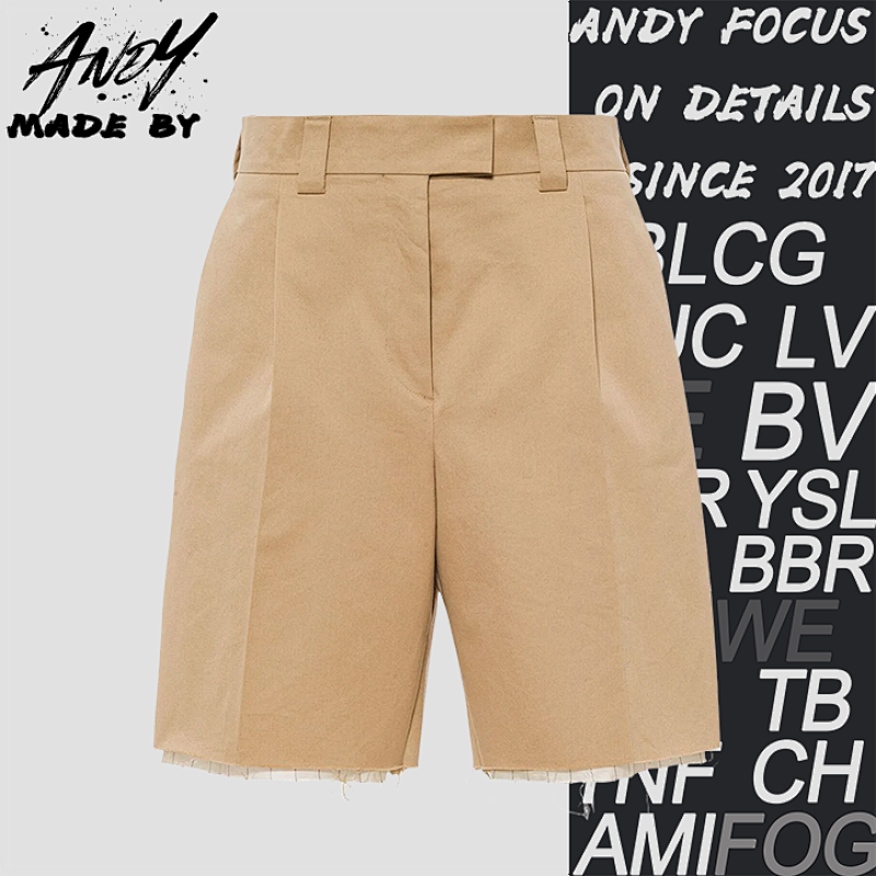 Miu Striped Lined Shorts