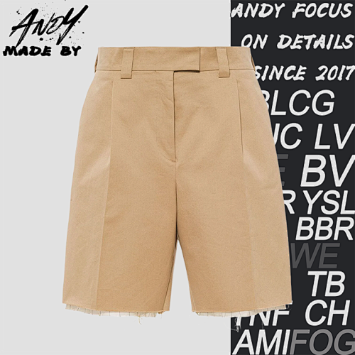 Miu Striped Lined Shorts