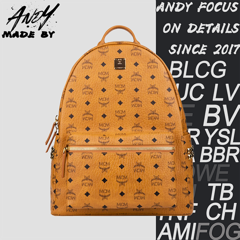 Essentials Series Classic Letter Logo Print Orange Element Backpack