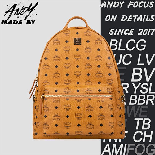 Essentials Series Classic Letter Logo Print Orange Element Backpack