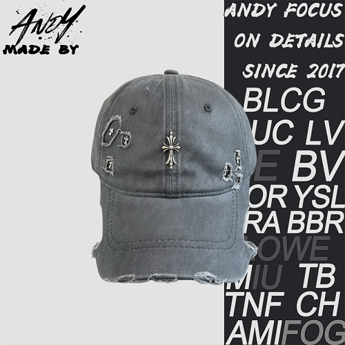 Cross-patterned High-quality Baseball Cap