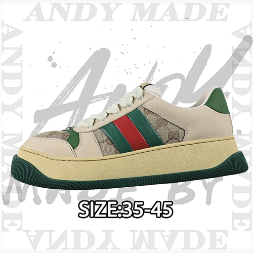 Gucci 50 Screener Series Thick-soled Casual Fashion Dirty Shoes