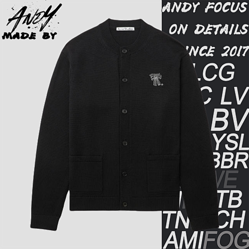A S Bow And Letter Embroidered Cardigan Jacket