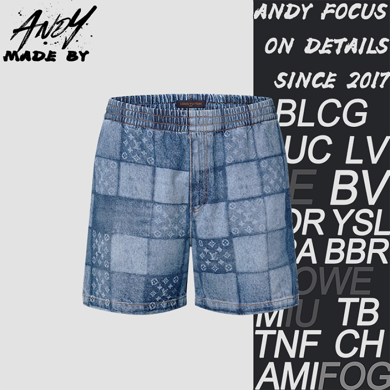 Pixel Checkered Cowboy Shorts