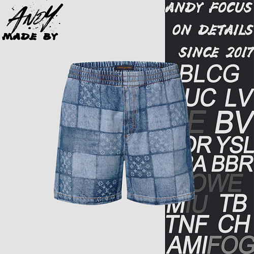 Pixel Checkered Cowboy Shorts