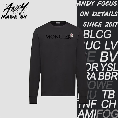 Black Letter Small Logo Long-sleeve
