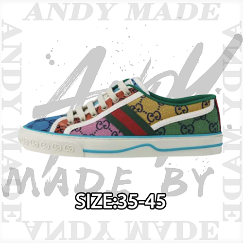 Tennis Print Sneaker Gucci Canvas Shoes Series Full Gif