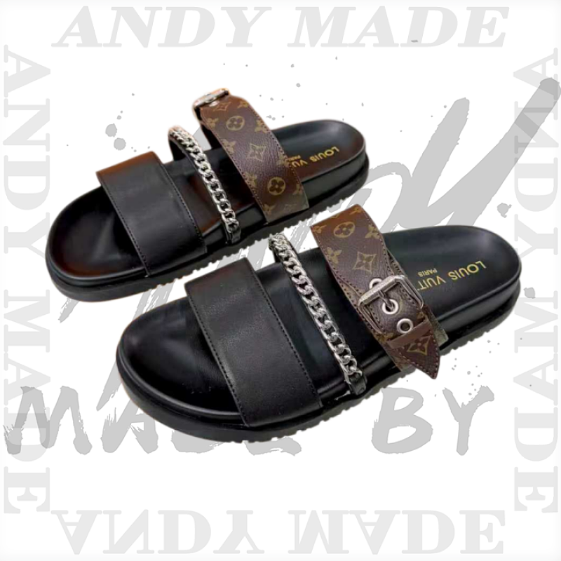 Louis Vuitton Multi Colored Optional New SlippersItem ID