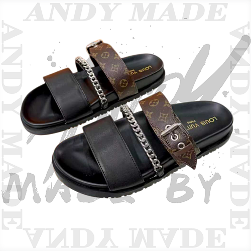 Louis Vuitton Multi Colored Optional New SlippersItem ID