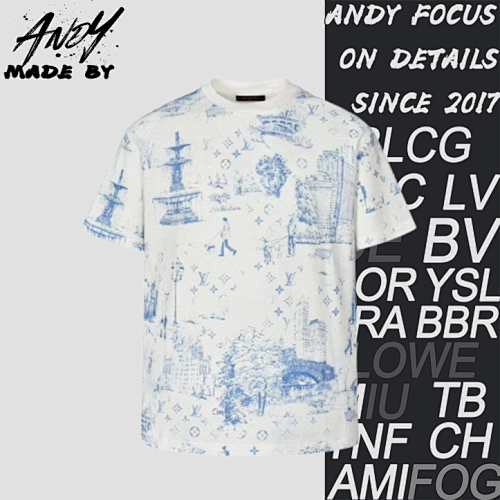 Louis Vuitton Printed Cotton Piqué Short-Sleeve T-Shirt