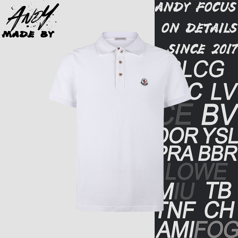 Moncler Cotton Short-Sleeve Polo Shirt With Patch Detail