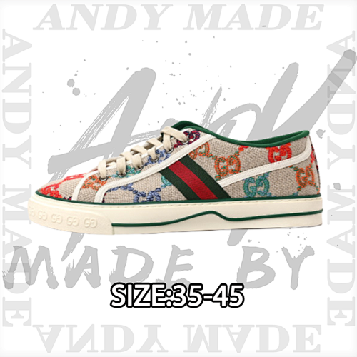 Tennis Print Sneaker Gucci Canvas Shoes Series Full Gif