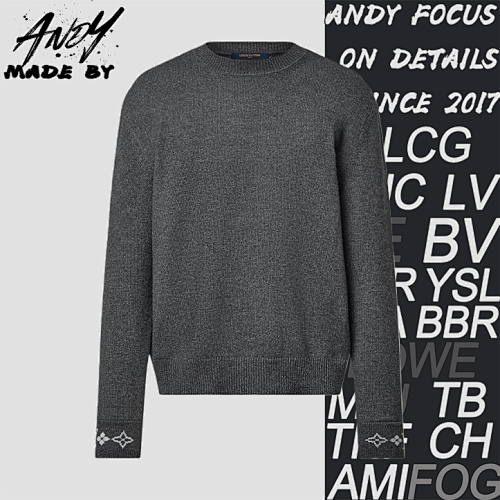 Louis Vuitton Jacquard Cashmere Sweater With Cuffs