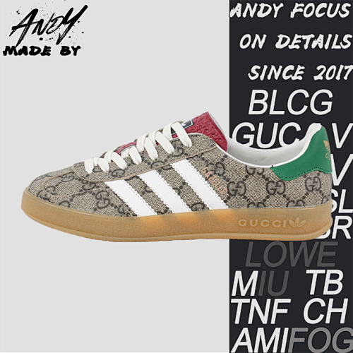 Gucci G Ucci X Adidas Color Blocked Training Series Board Shoes